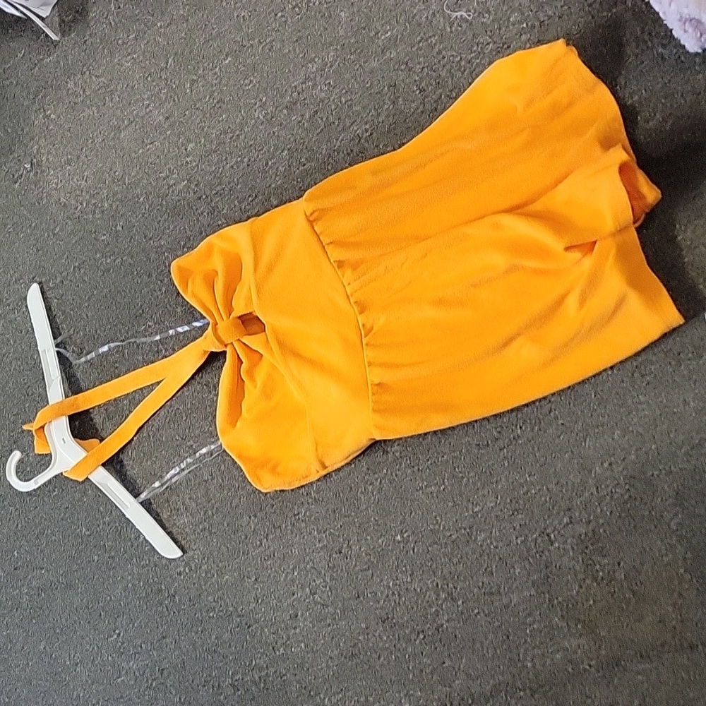 Orange dress